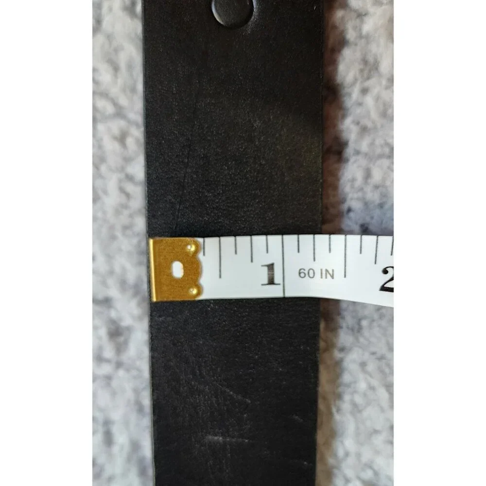 Tony Lama Black Size 42 Belt With Bottle Opener 